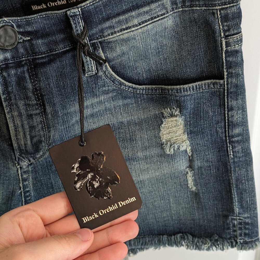 NWT Black Orchid The Boyfriend Short Size 28 Color: Vintage Style # BO951 SD - Picture 2 of 12